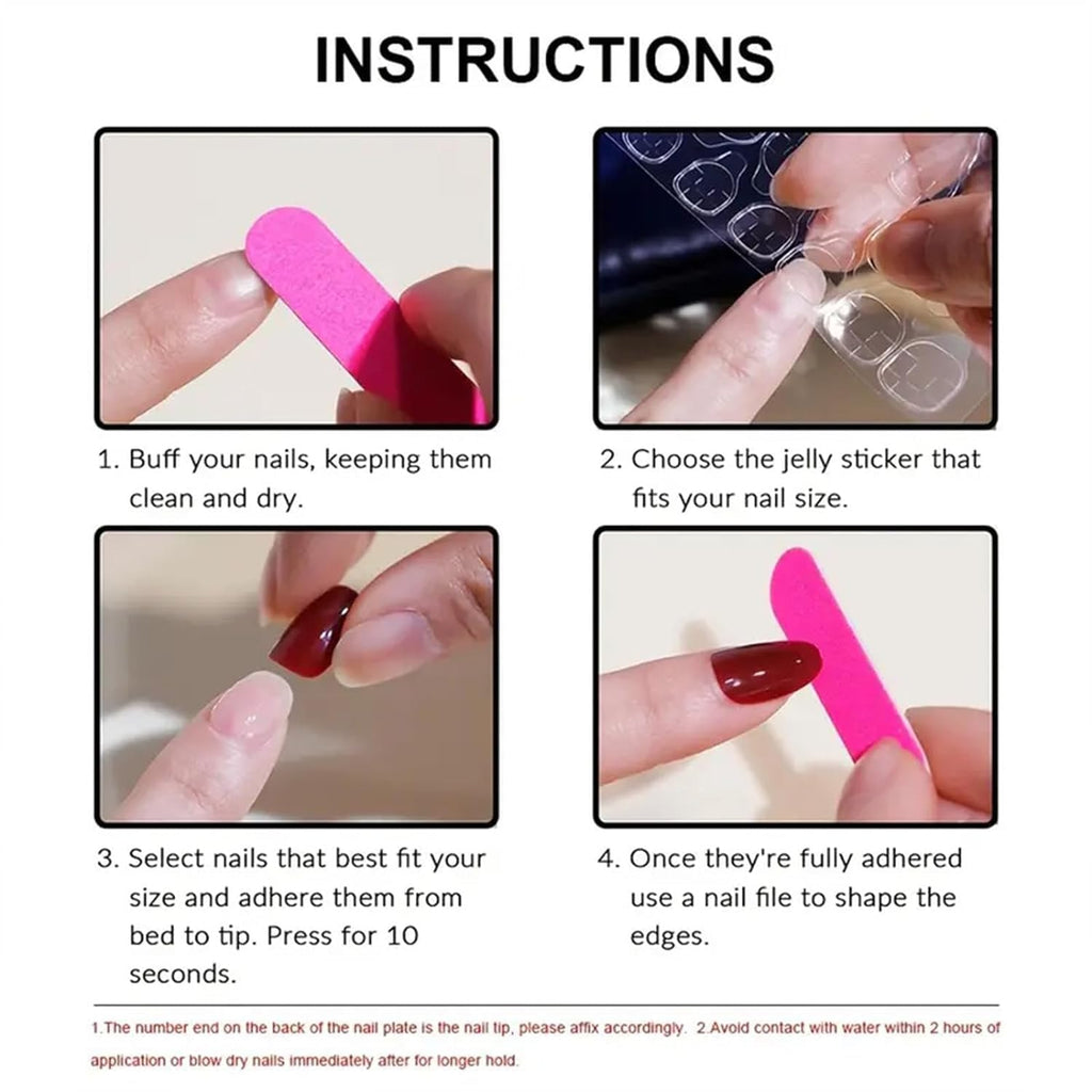Press on Nails Medium - Almond Fake Nails with Flower Design - Gold Glitter Full Cover Stick on False Nails - for Women 24 Pcs