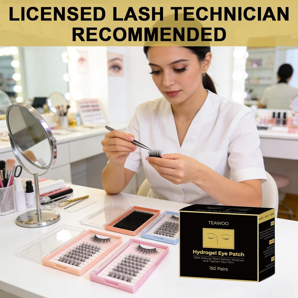 under Eye Patches for Lash Extensions, 150 Pairs | Eyelash Extension Supplies, under Eye Patches, Eye Pads for Eyelash Extension, Eyelash Tinting