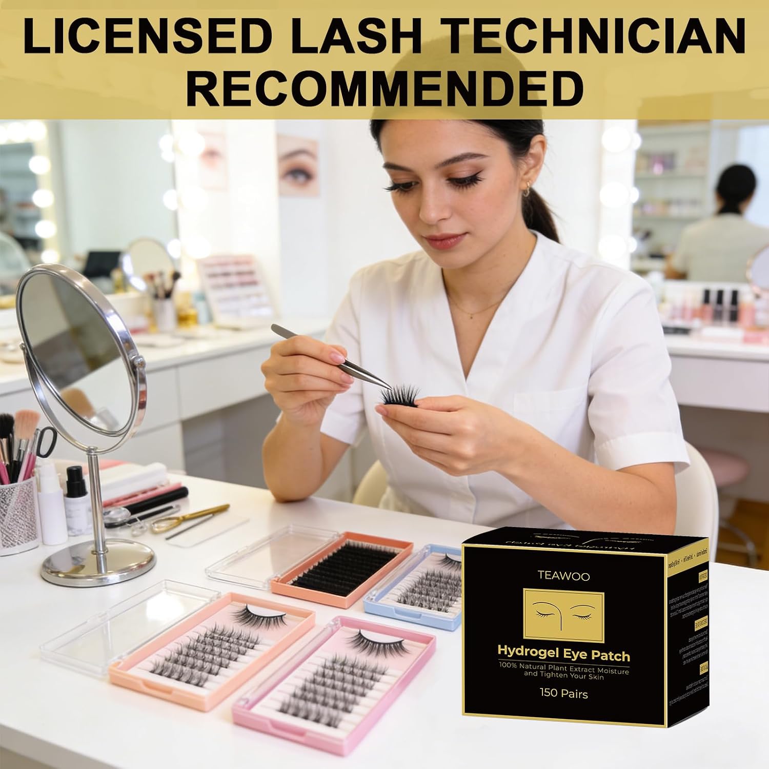 under Eye Patches for Lash Extensions, 150 Pairs | Eyelash Extension Supplies, under Eye Patches, Eye Pads for Eyelash Extension, Eyelash Tinting