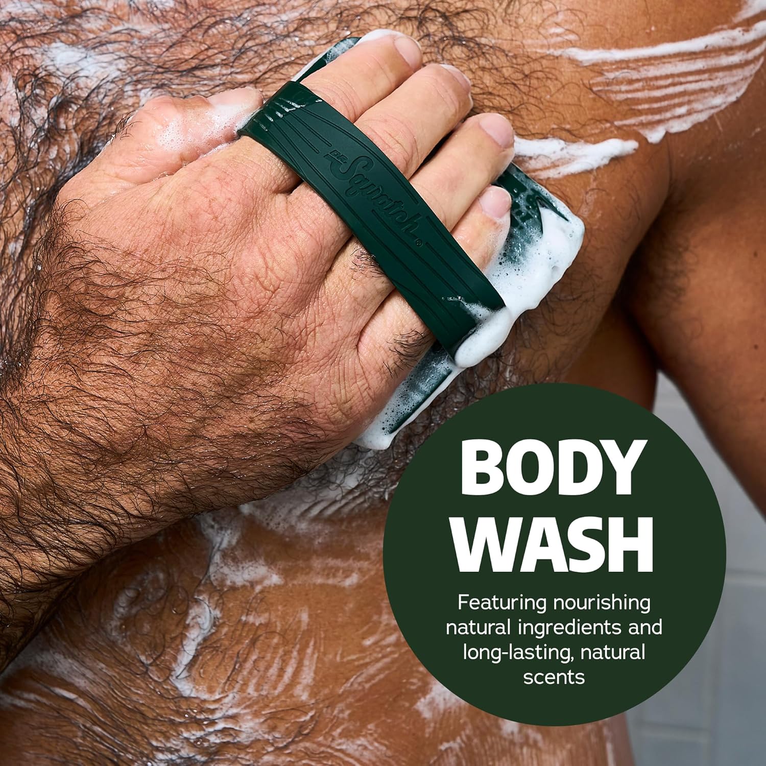 Natural Men'S Body Wash Shower Gel - Cleansing, Nourishing, Long Lasting Scent, Moisturizing Body Wash for Men - Birchwood Breeze + Rainforest Rapids (14 Oz, 2-Pack)
