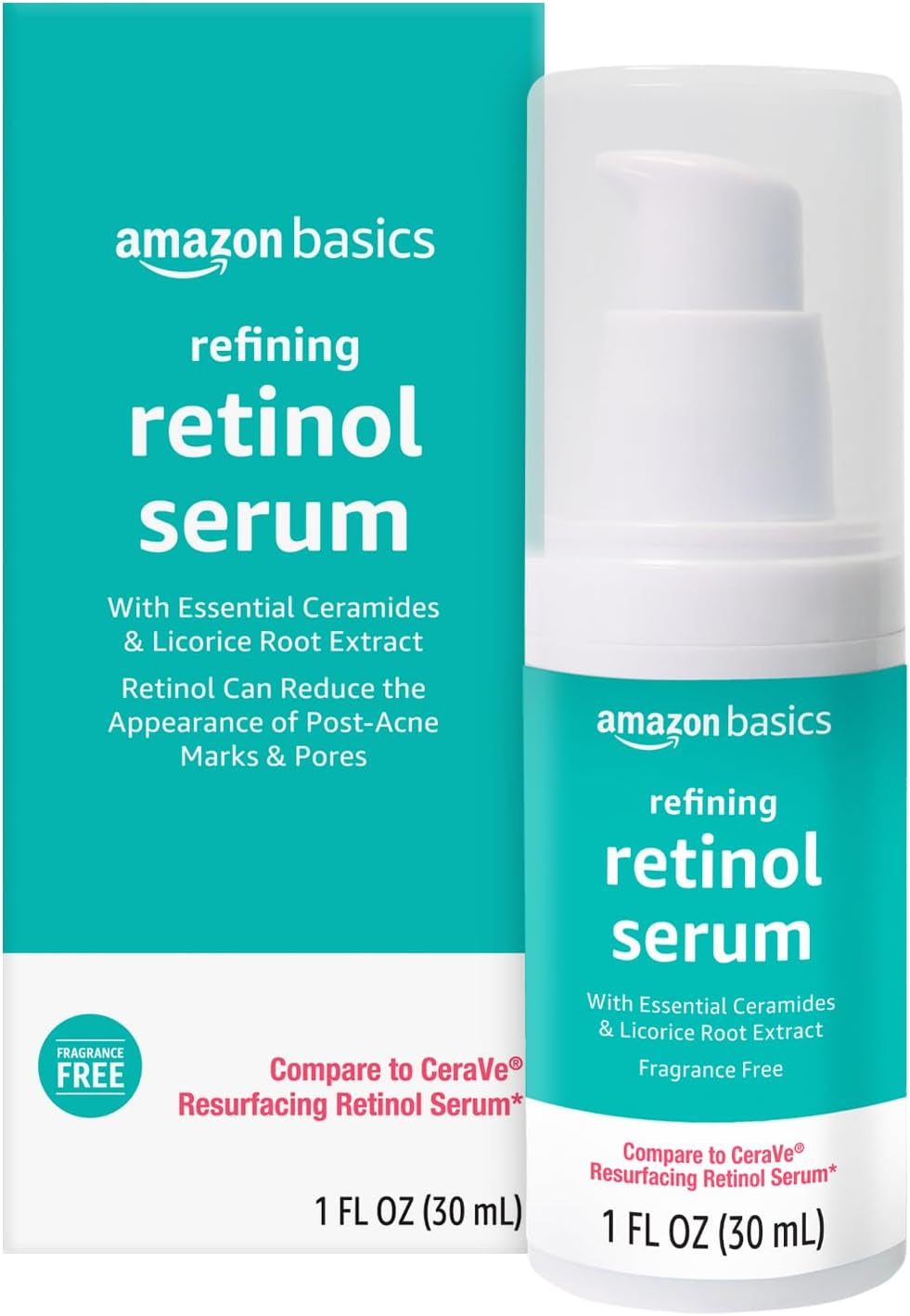 Retinol Serum for Face, Pore Minimizer, Fast Absorbing Formula, 1 Fluid Ounce, 1-Pack