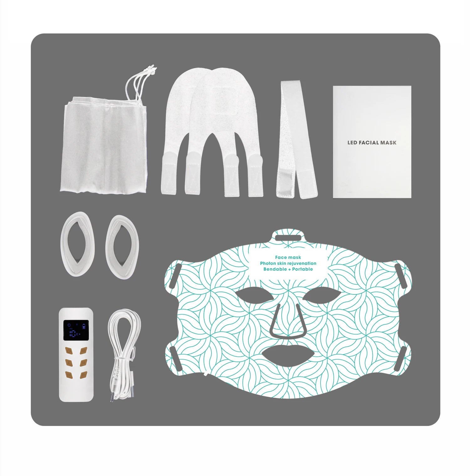 Infrared Red Light Therapy Facial Mask 460Nm 590Nm 630Nm 850Nm anti Wrinkles Rejuvenation Led Facial Mask