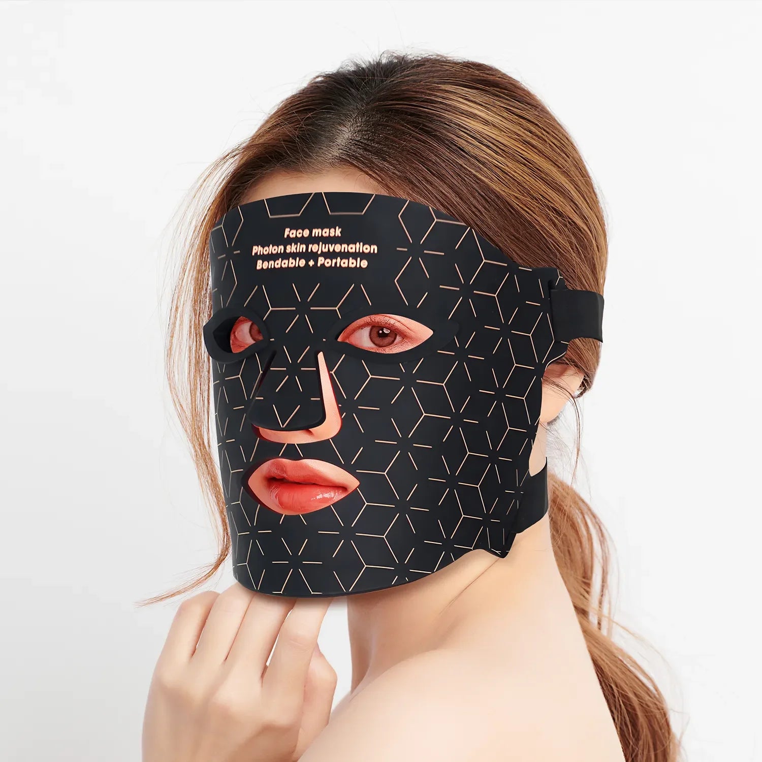 Infrared Red Light Therapy Facial Mask 460Nm 590Nm 630Nm 850Nm anti Wrinkles Rejuvenation Led Facial Mask