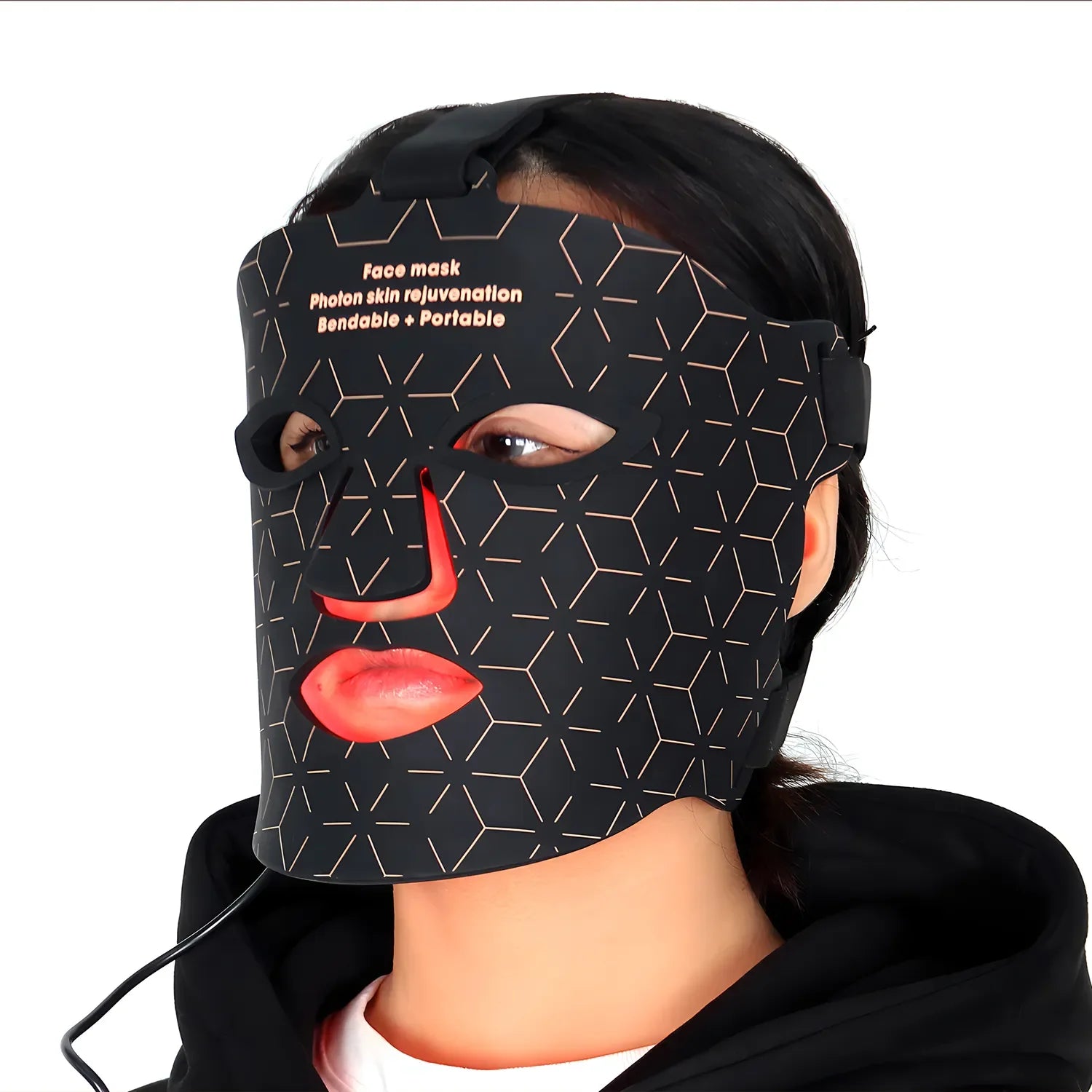 Infrared Red Light Therapy Facial Mask 460Nm 590Nm 630Nm 850Nm anti Wrinkles Rejuvenation Led Facial Mask