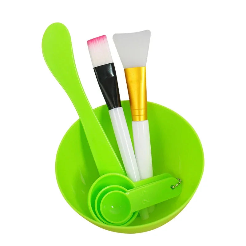 7Pcs/Set Facial Brush Mask Bowl Spoon Set DIY Mixing Skin Care Beauty Tools Cosmetic Supplies Face Skin Care Kit