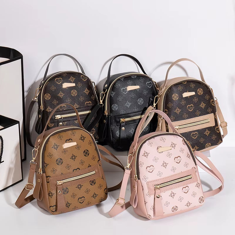 Flower Backpack 2022 Ladies Bag Fashion Backpack Women'S Bag Bag Women'S Fresh and Sweet Student School Bag