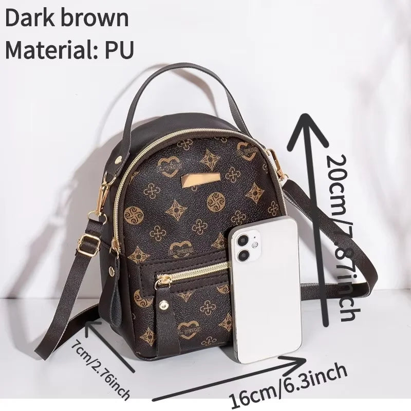 Flower Backpack 2022 Ladies Bag Fashion Backpack Women'S Bag Bag Women'S Fresh and Sweet Student School Bag